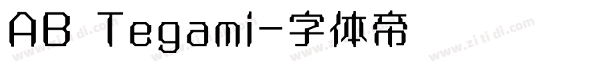 AB Tegami字体转换